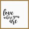 Quotable V by Anna Hambly 16-in. W x 16-in. H. Canvas Wall Art Print Framed in Gold